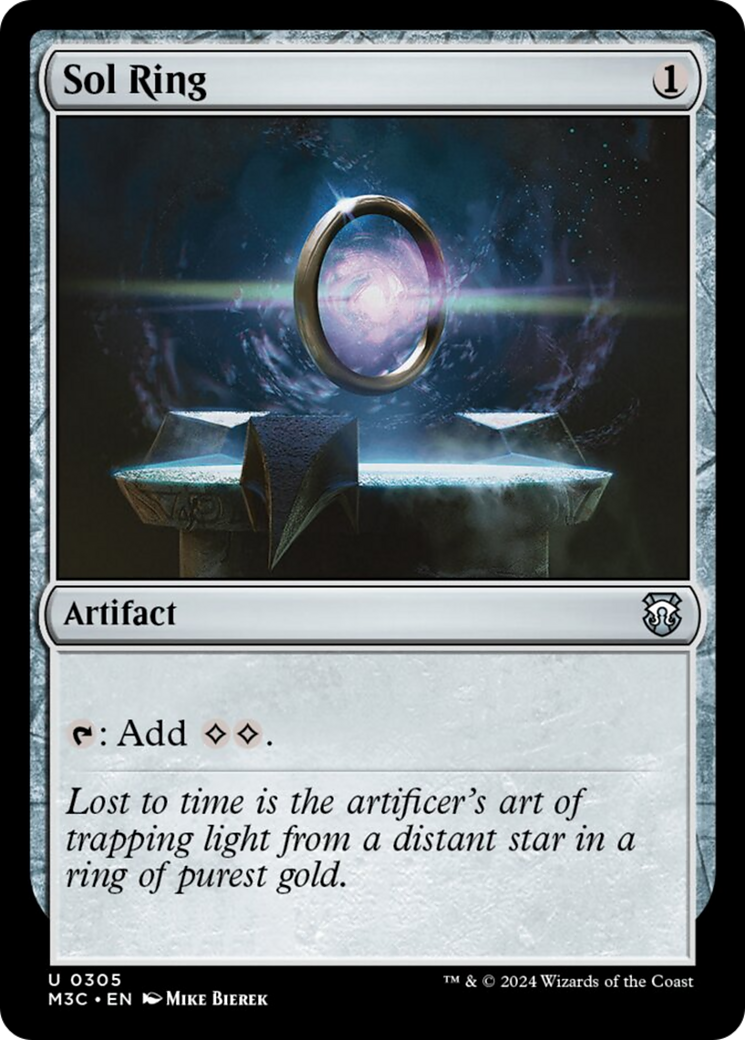 Sol Ring (Ripple Foil) [Modern Horizons 3 Commander] | Spectrum Games