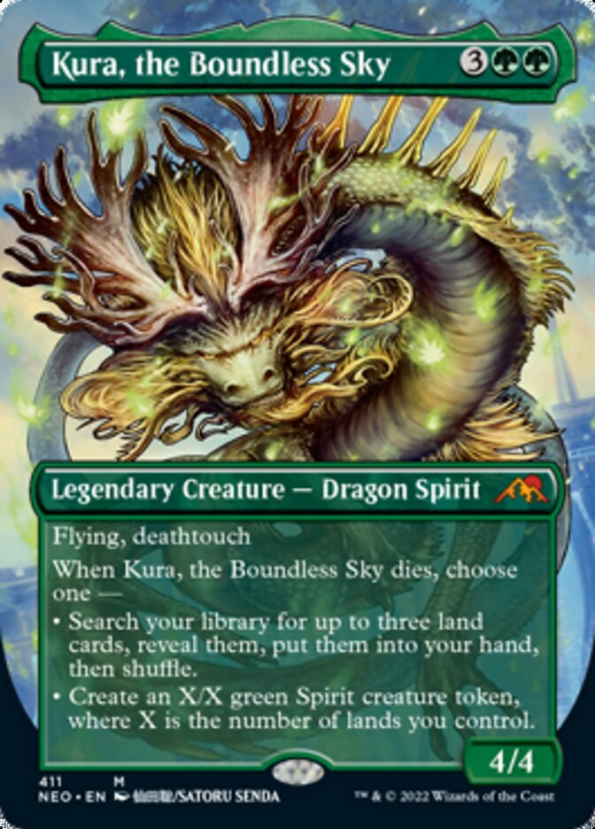 Kura, the Boundless Sky (Borderless Alternate Art) [Kamigawa: Neon Dynasty] | Spectrum Games