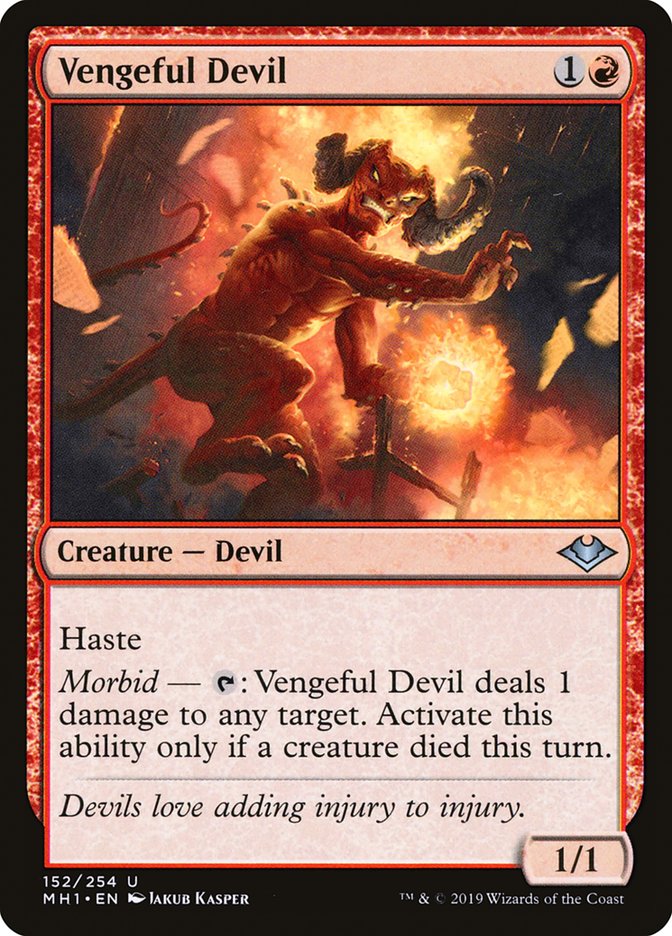 Vengeful Devil [Modern Horizons] | Spectrum Games