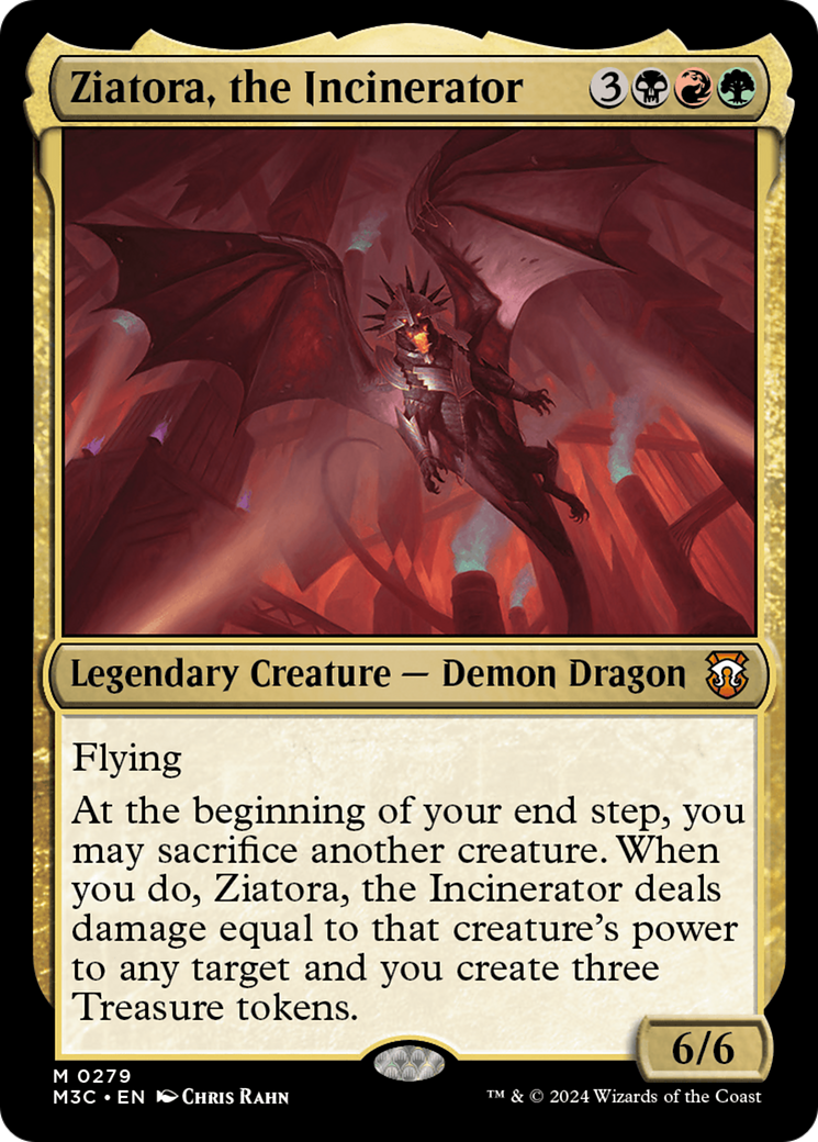 Ziatora, the Incinerator (Ripple Foil) [Modern Horizons 3 Commander] | Spectrum Games