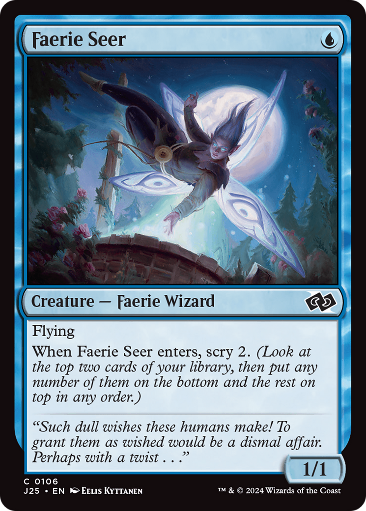 Faerie Seer [Foundations Jumpstart] | Spectrum Games