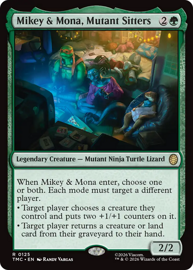 Mikey & Mona, Mutant Sitters [Teenage Mutant Ninja Turtles Commander] | Spectrum Games