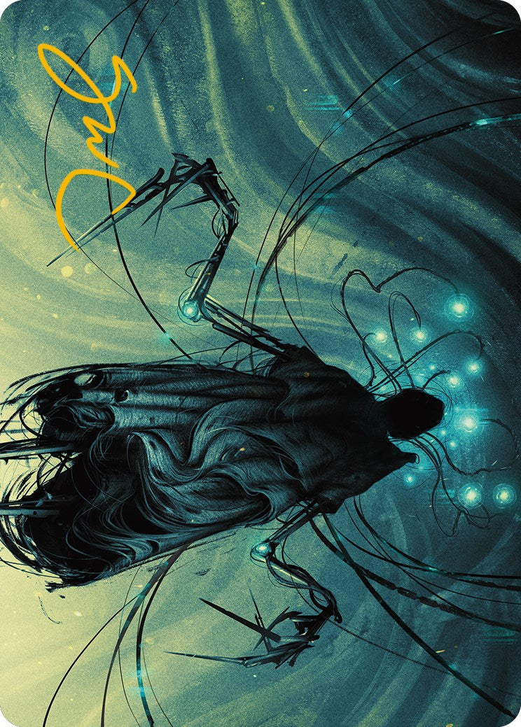 Ichor Synthesizer Art Card (Gold-Stamped Signature) [Phyrexia: All Will Be One Art Series] | Spectrum Games