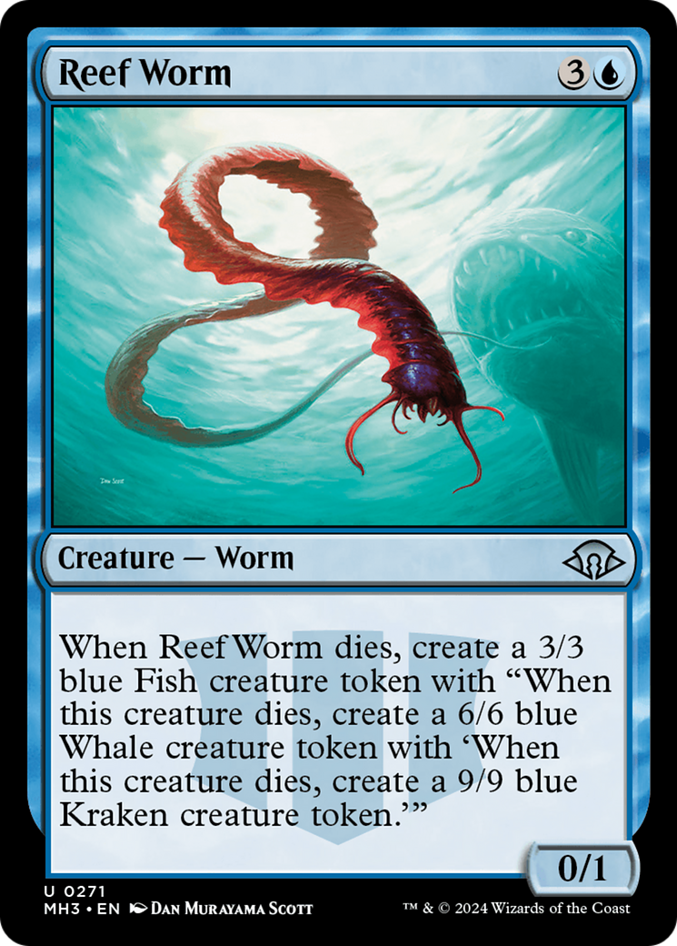 Reef Worm [Modern Horizons 3] | Spectrum Games