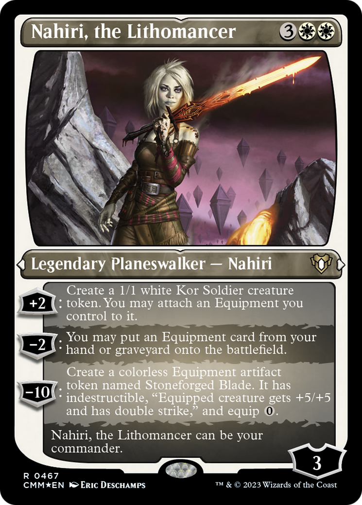 Nahiri, the Lithomancer (Foil Etched) [Commander Masters] | Spectrum Games