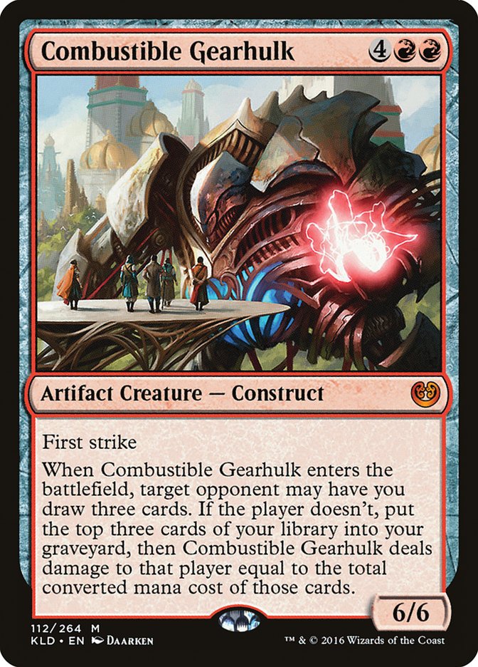 Combustible Gearhulk [Kaladesh] | Spectrum Games