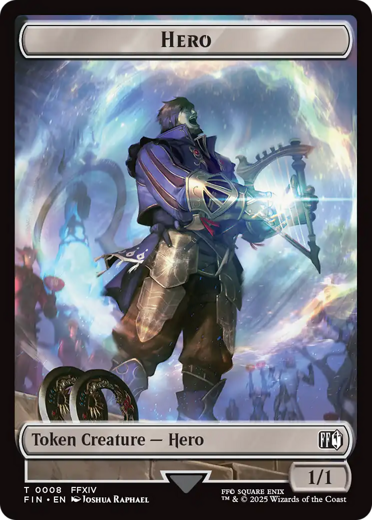 Hero (0008) // Frog Double-Sided Token [FINAL FANTASY Tokens] | Spectrum Games