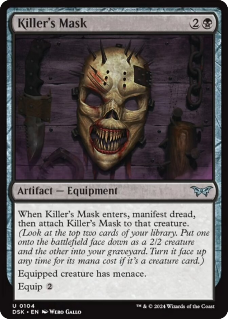 Killer's Mask [Duskmourn: House of Horror] | Spectrum Games