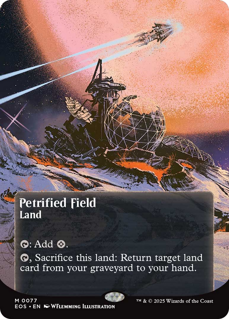 Petrified Field (0077) (Borderless) [Edge of Eternities: Stellar Sights] | Spectrum Games