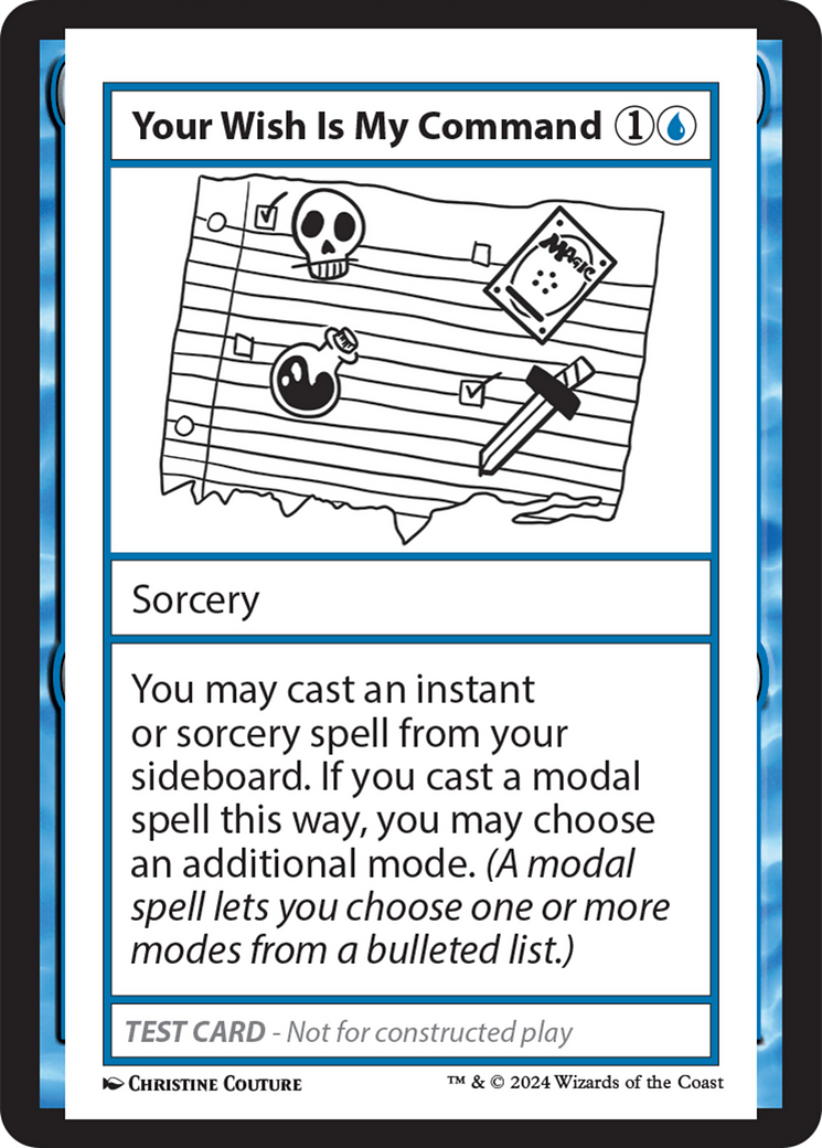 Your Wish Is My Command [Mystery Booster 2 Playtest Cards] | Spectrum Games