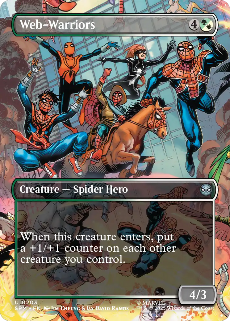 Web-Warriors (Borderless) [Marvel's Spider-Man] | Spectrum Games