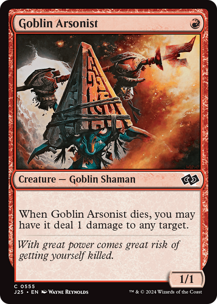 Goblin Arsonist [Foundations Jumpstart] | Spectrum Games