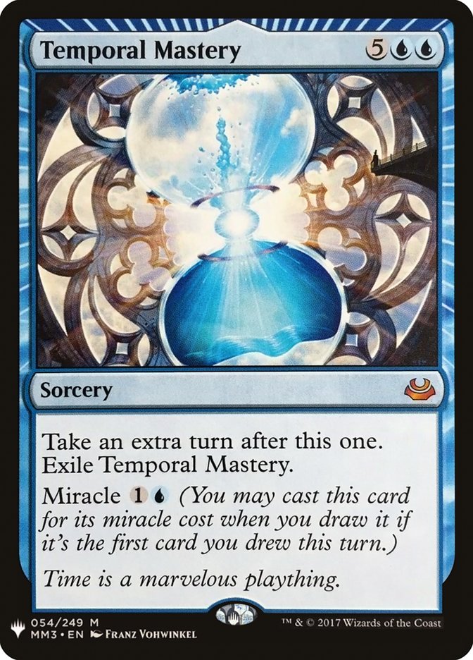 Temporal Mastery [Mystery Booster] | Spectrum Games