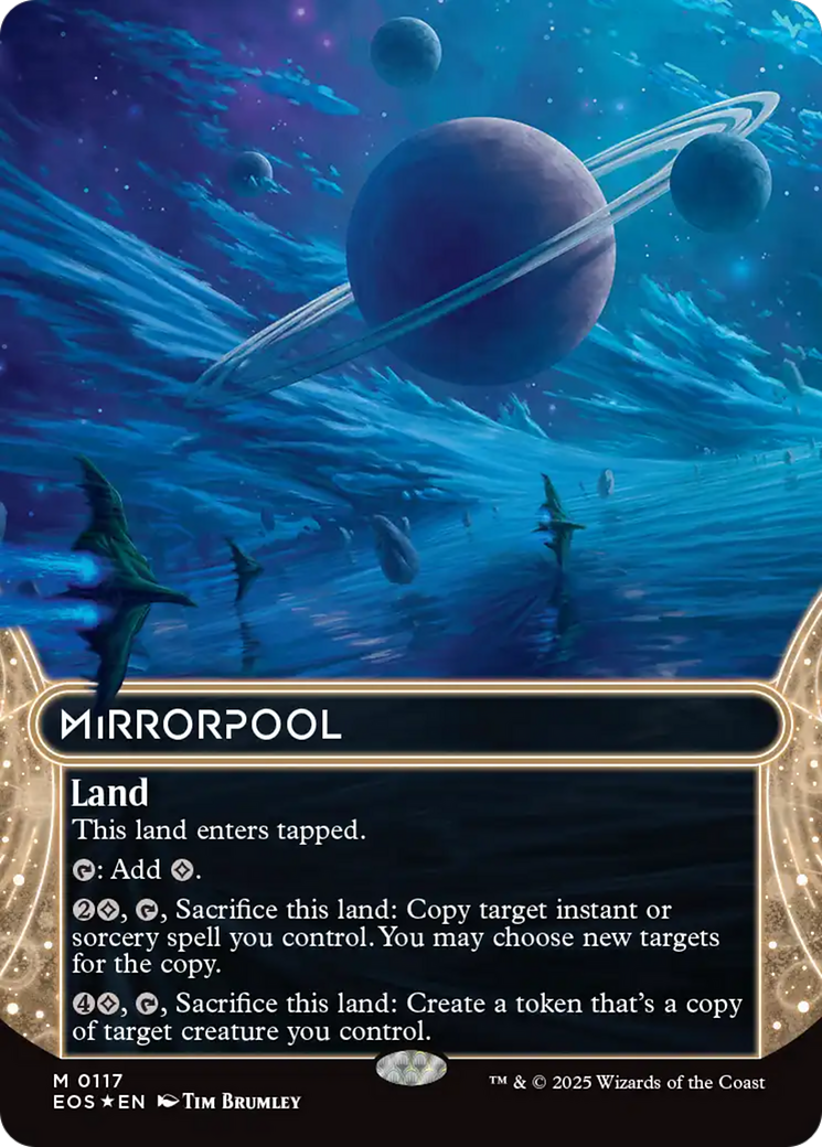 Mirrorpool (0117) (Borderless) (Galaxy Foil) [Edge of Eternities: Stellar Sights] | Spectrum Games