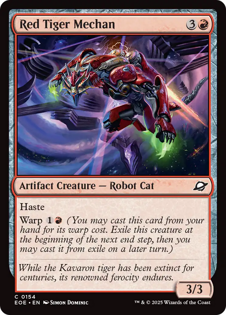 Red Tiger Mechan [Edge of Eternities] | Spectrum Games