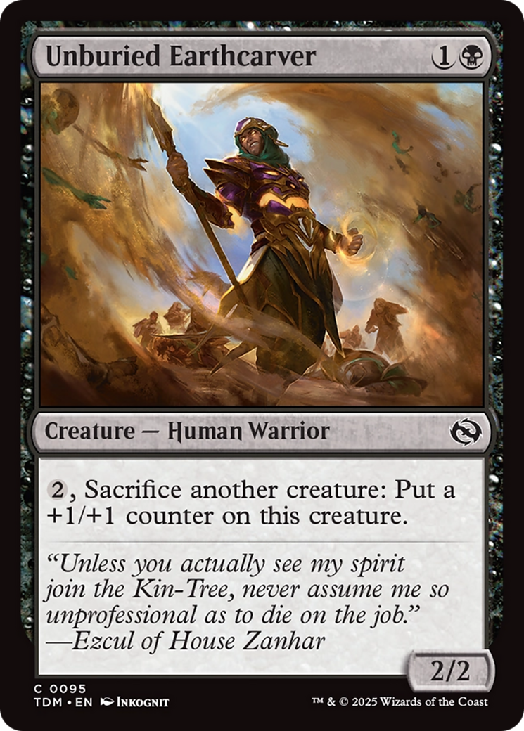 Unburied Earthcarver [Tarkir: Dragonstorm] | Spectrum Games
