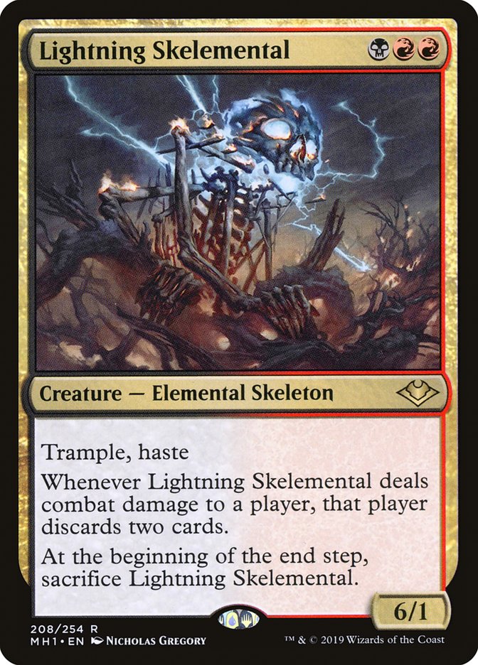 Lightning Skelemental [Modern Horizons] | Spectrum Games