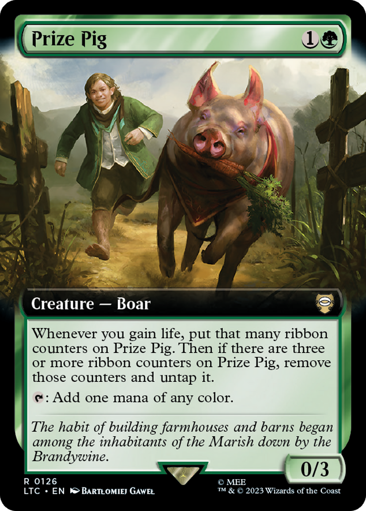 Prize Pig (Extended Art) [The Lord of the Rings: Tales of Middle-Earth Commander] | Spectrum Games