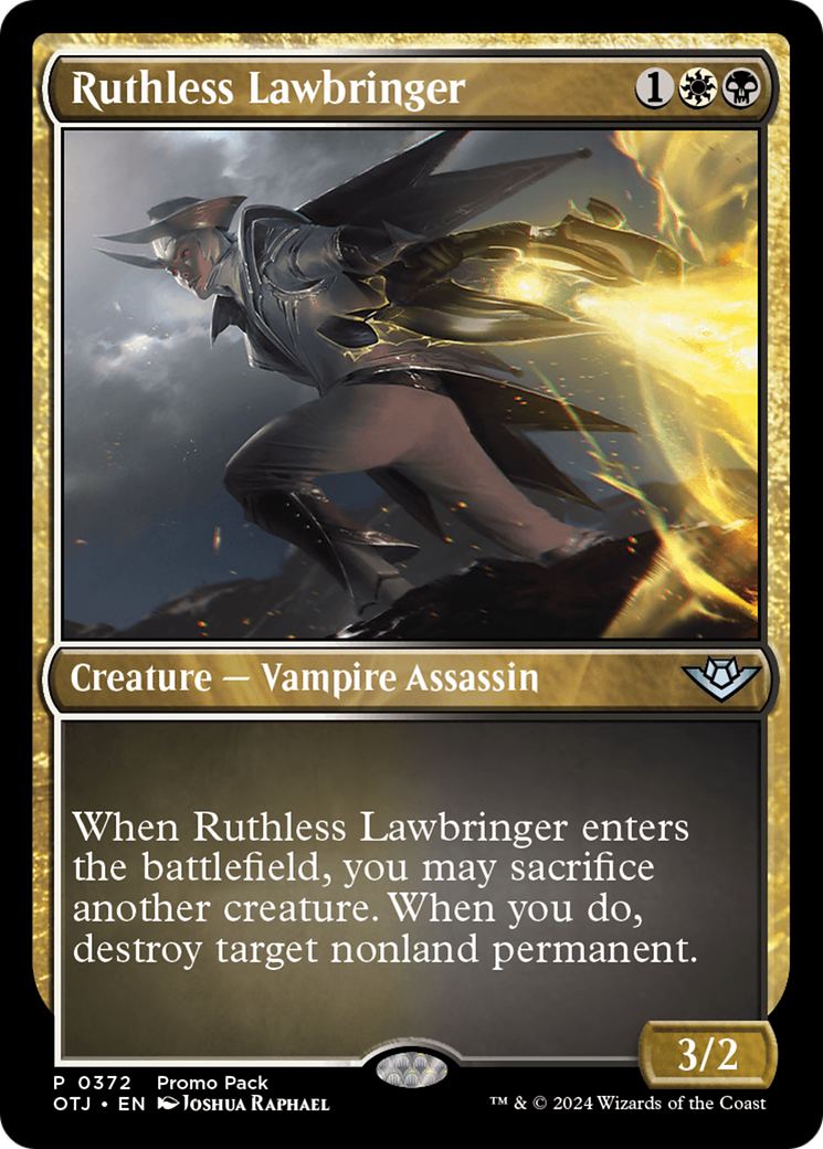 Ruthless Lawbringer (Promo Pack) [Outlaws of Thunder Junction Promos] | Spectrum Games