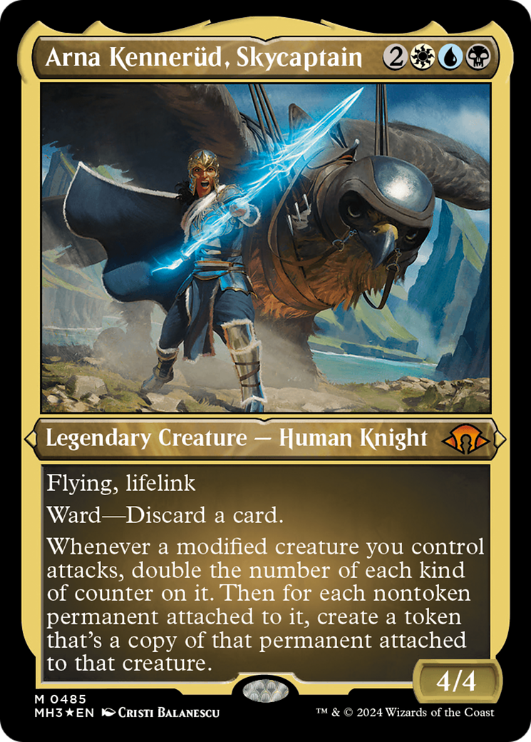 Arna Kennerud, Skycaptain (Foil Etched) [Modern Horizons 3] | Spectrum Games