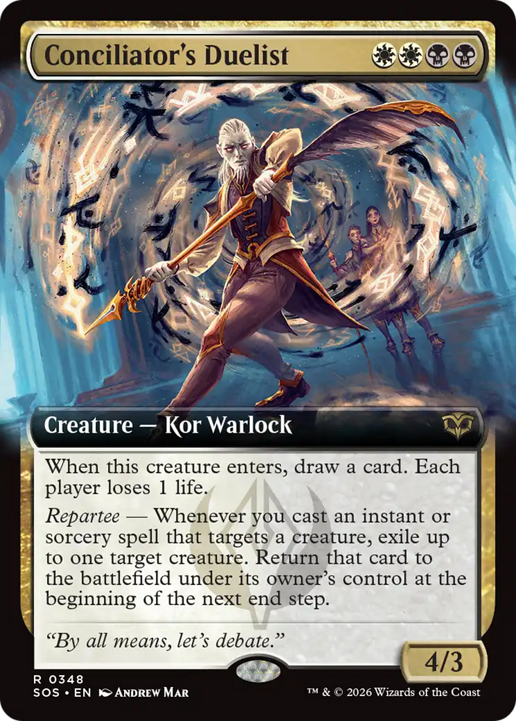 Conciliator's Duelist (Extended Art) [Secrets of Strixhaven] | Spectrum Games
