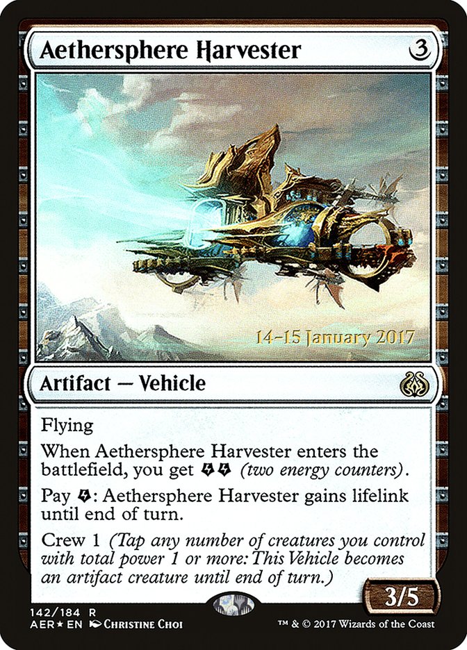 Aethersphere Harvester [Aether Revolt Prerelease Promos] | Spectrum Games