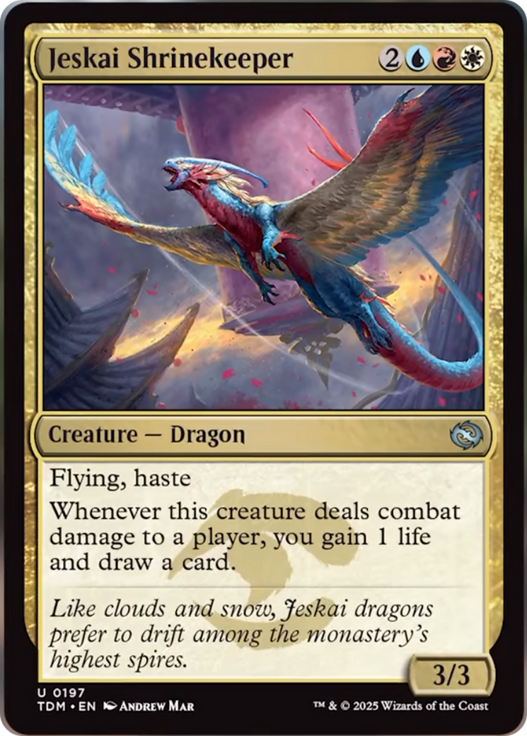 Jeskai Shrinekeeper [Tarkir: Dragonstorm] | Spectrum Games