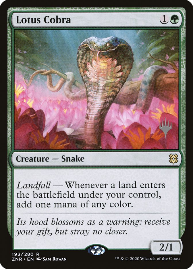 Lotus Cobra (Promo Pack) [Zendikar Rising Promos] | Spectrum Games
