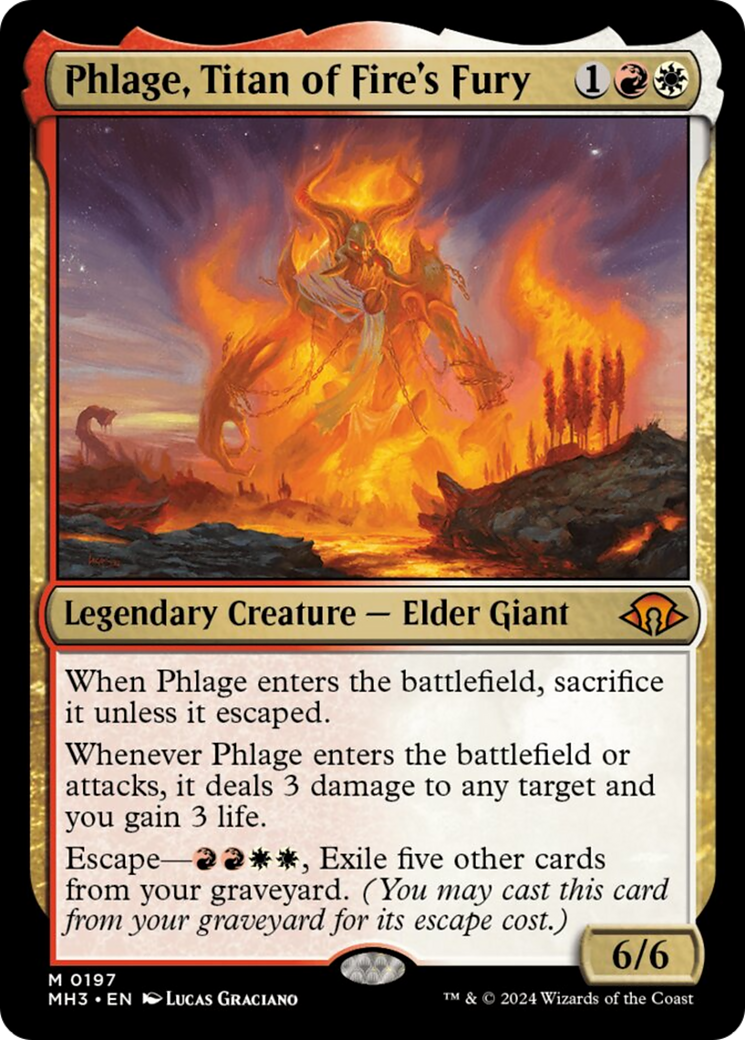 Phlage, Titan of Fire's Fury [Modern Horizons 3] | Spectrum Games