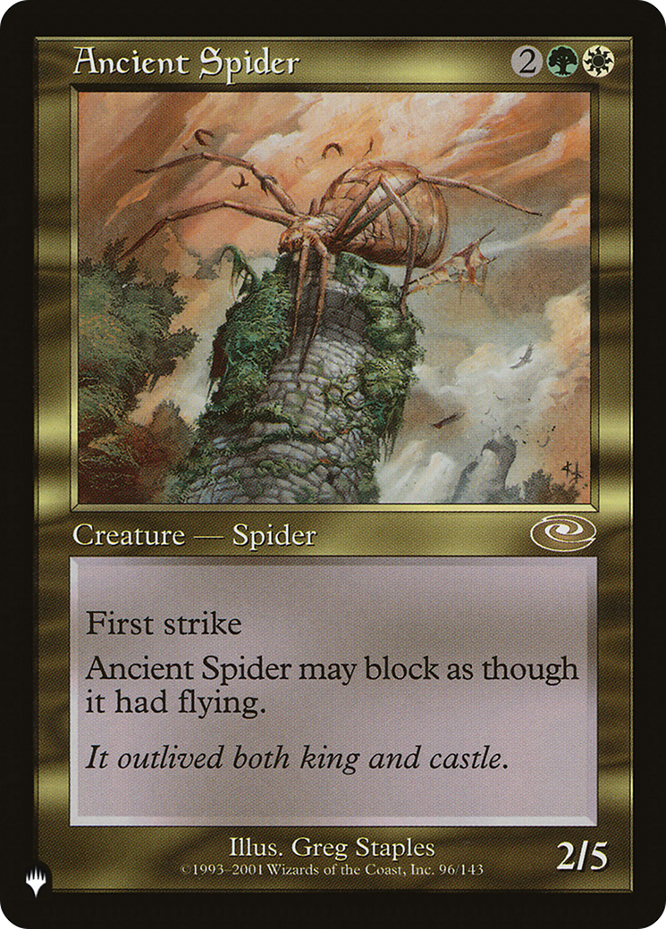 Ancient Spider [The List] | Spectrum Games