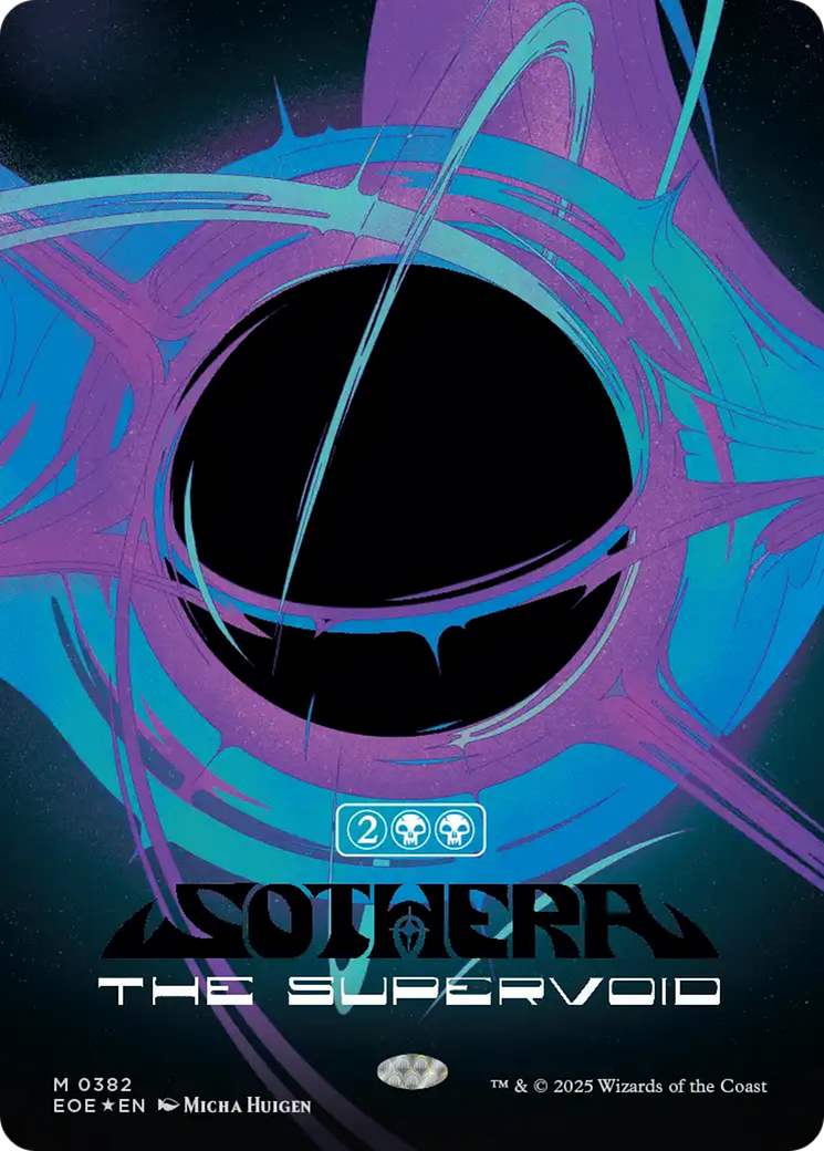 Sothera, the Supervoid (Singularity Foil) [Edge of Eternities] | Spectrum Games