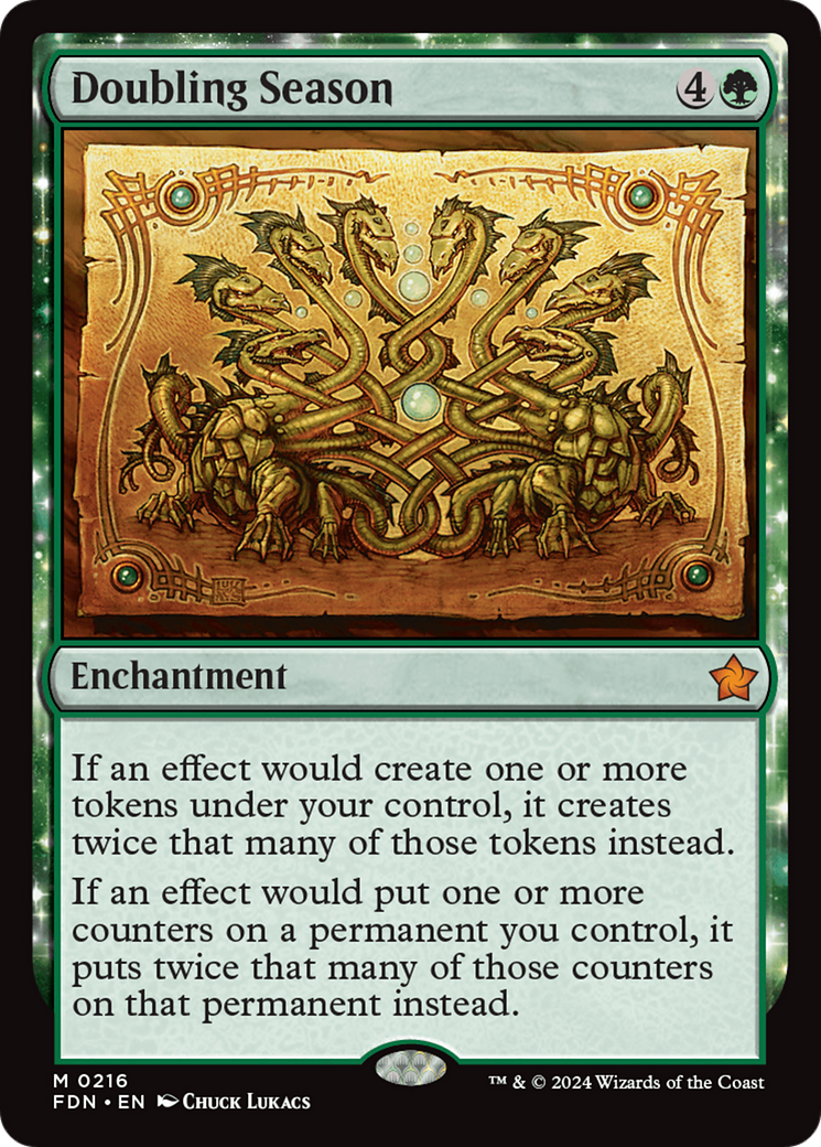 Doubling Season [Foundations] | Spectrum Games