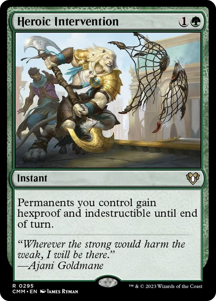 Heroic Intervention [Commander Masters] | Spectrum Games