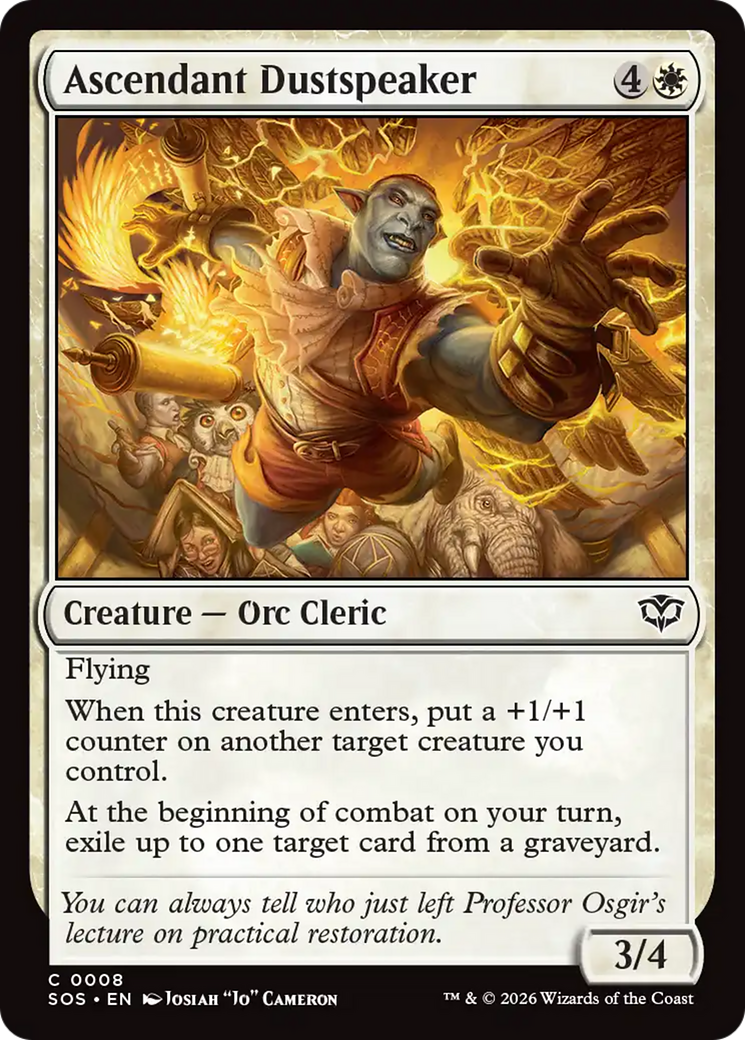 Ascendant Dustspeaker [Secrets of Strixhaven] | Spectrum Games