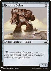 Hexplate Golem [Mystery Booster] | Spectrum Games