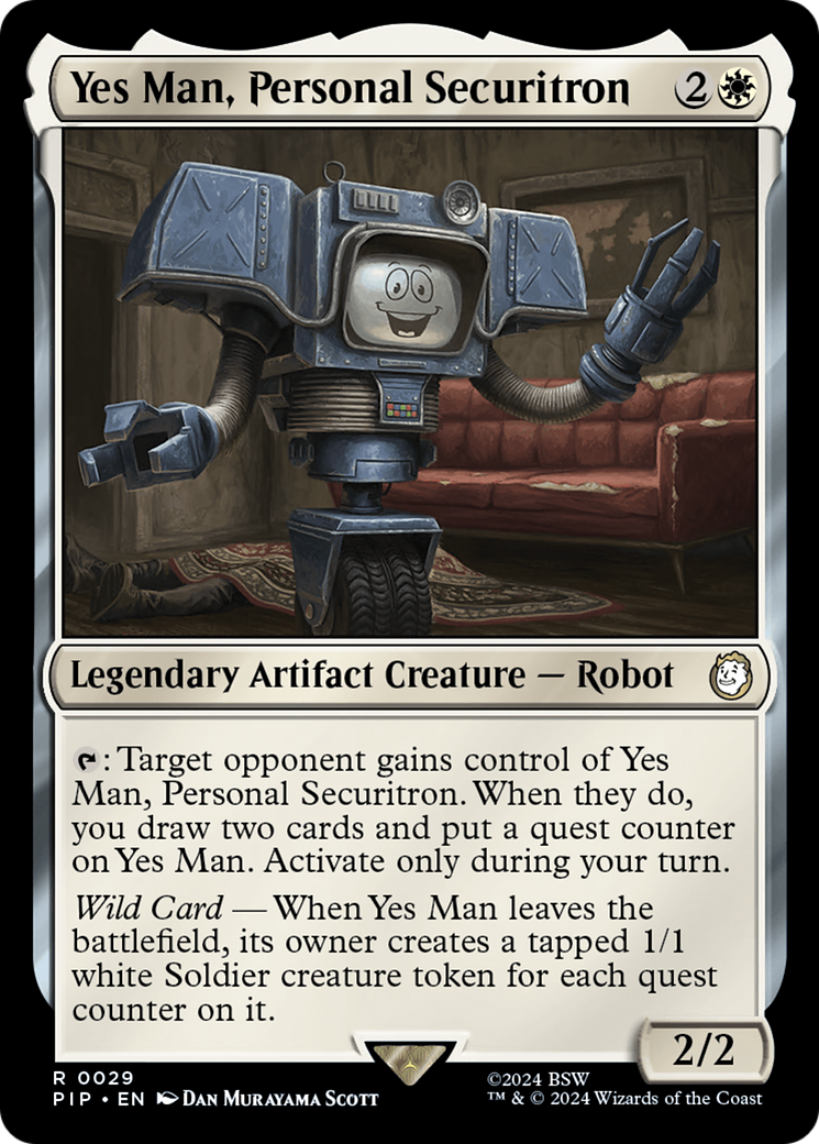 Yes Man, Personal Securitron [Fallout] | Spectrum Games