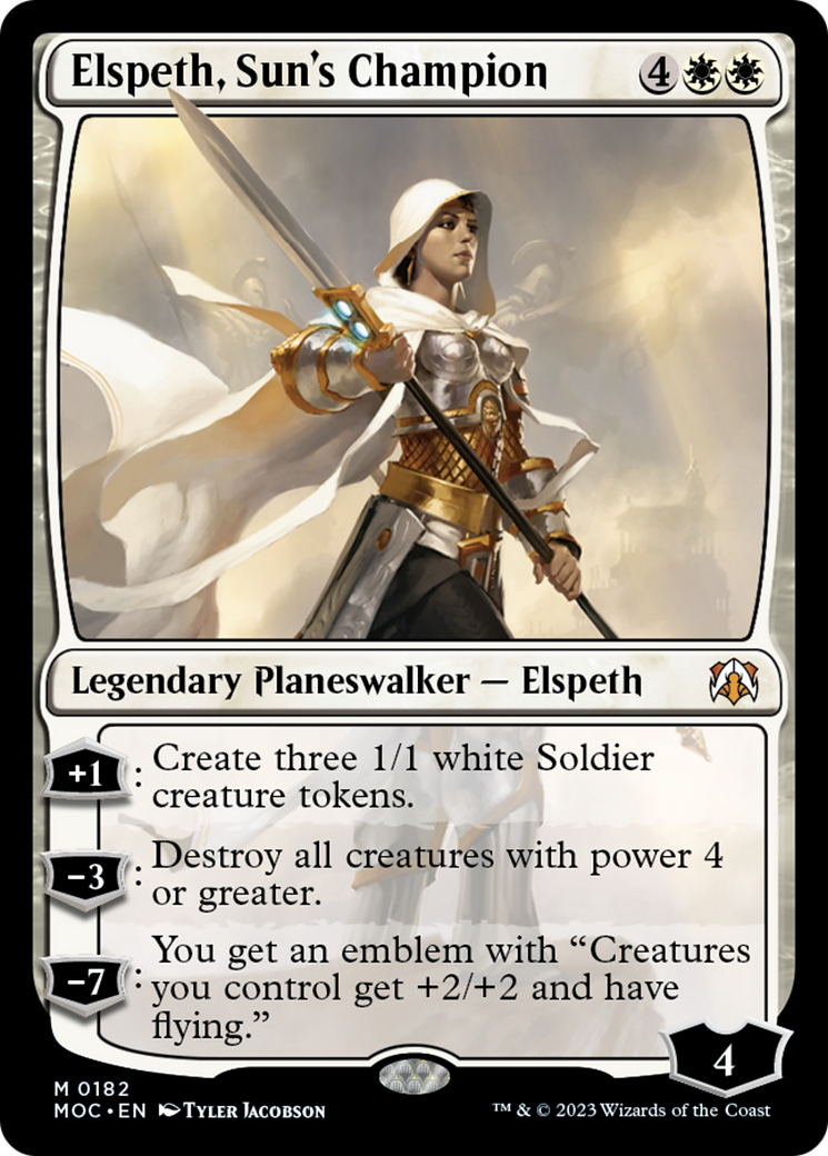 Elspeth, Sun's Champion [March of the Machine Commander] | Spectrum Games