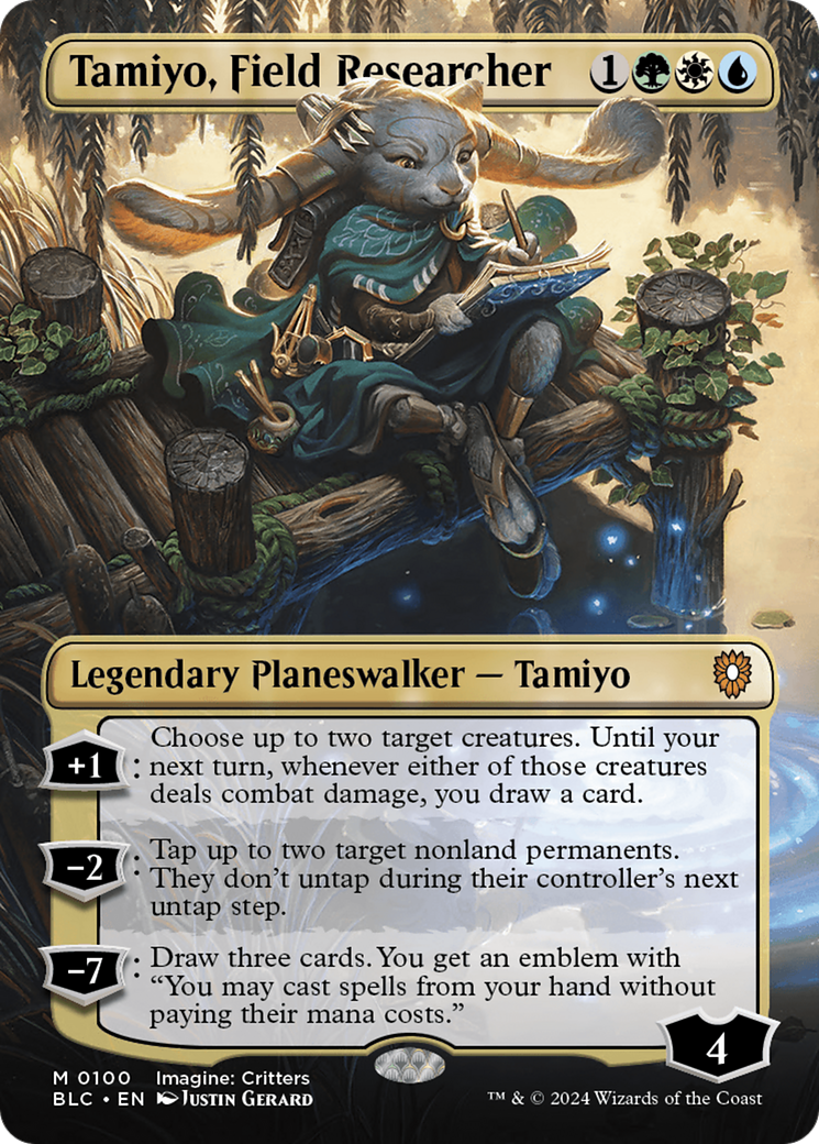 Tamiyo, Field Researcher (Borderless) [Bloomburrow Commander] | Spectrum Games