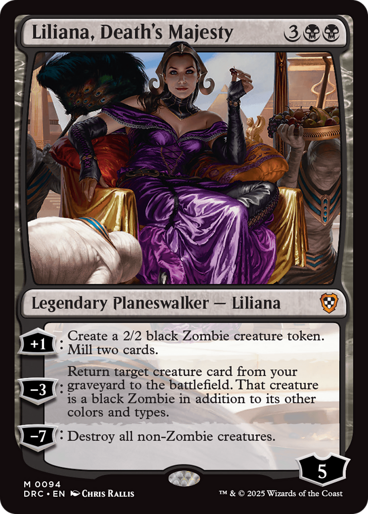 Liliana, Death's Majesty [Aetherdrift Commander] | Spectrum Games