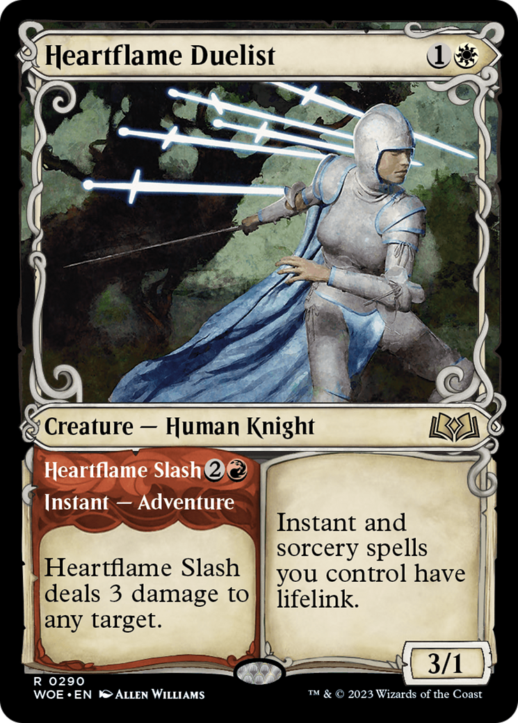 Heartflame Duelist // Heartflame Slash (Showcase) [Wilds of Eldraine] | Spectrum Games