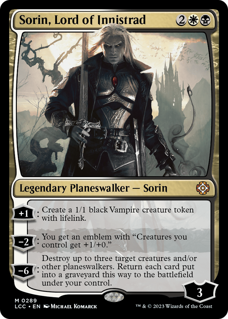 Sorin, Lord of Innistrad [The Lost Caverns of Ixalan Commander] | Spectrum Games