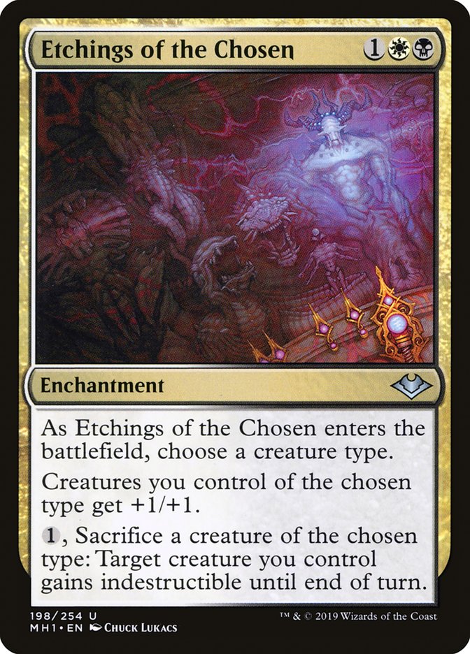 Etchings of the Chosen [Modern Horizons] | Spectrum Games