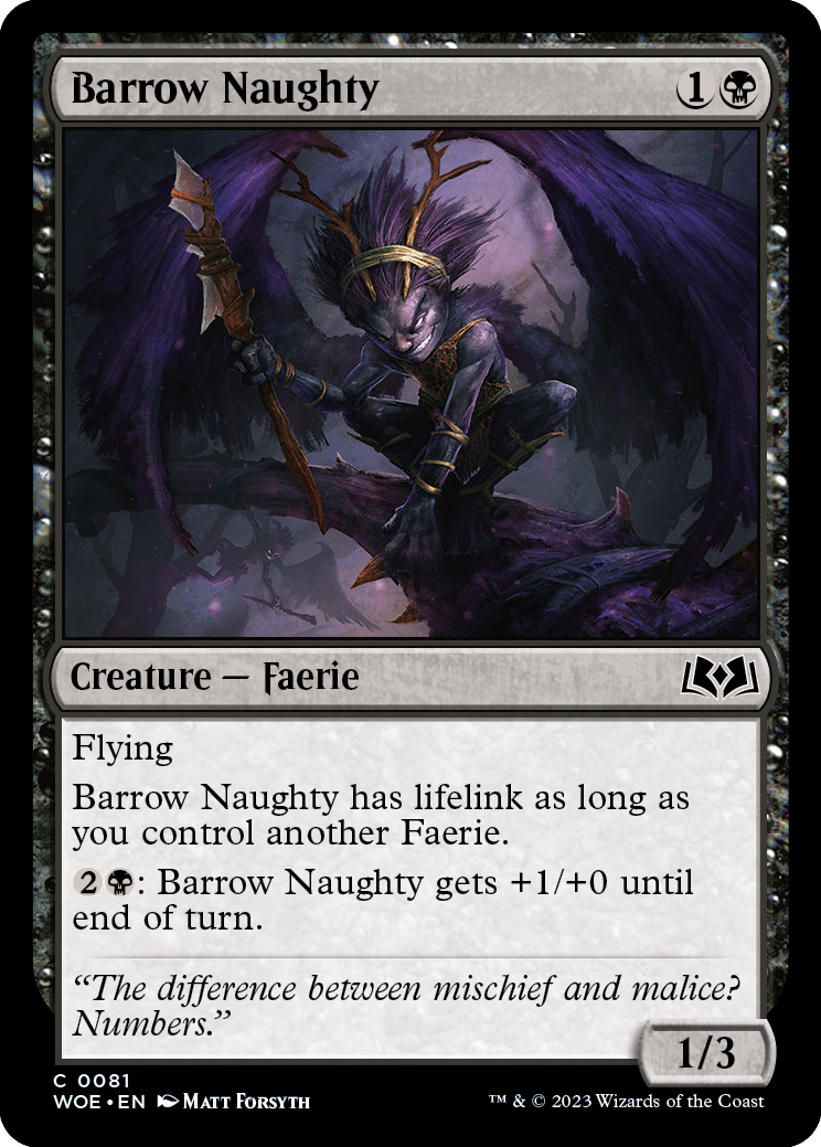 Barrow Naughty [Wilds of Eldraine] | Spectrum Games