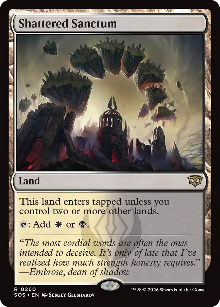 Shattered Sanctum [Secrets of Strixhaven] | Spectrum Games