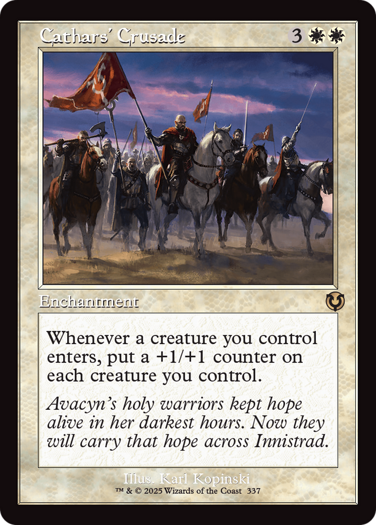 Cathars' Crusade (Retro Frame) [Innistrad Remastered] | Spectrum Games