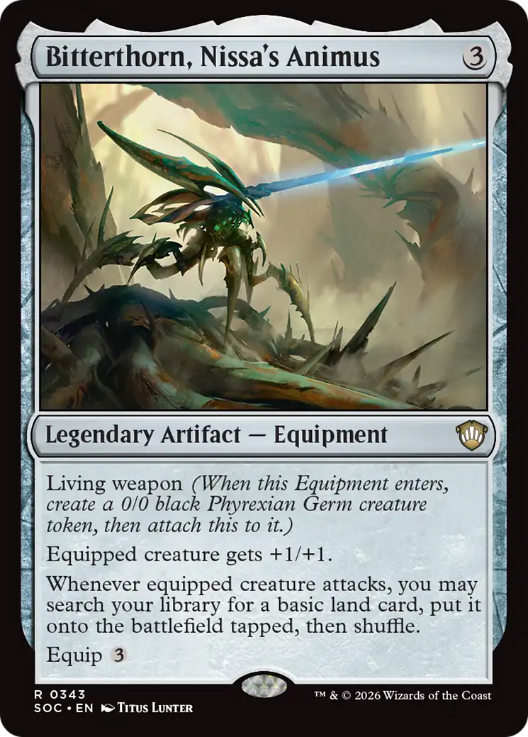 Bitterthorn, Nissa's Animus [Secrets of Strixhaven Commander] | Spectrum Games