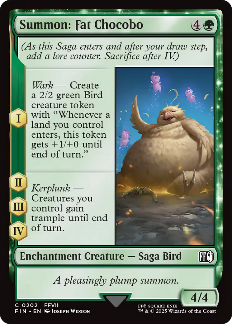 Summon: Fat Chocobo [FINAL FANTASY] | Spectrum Games