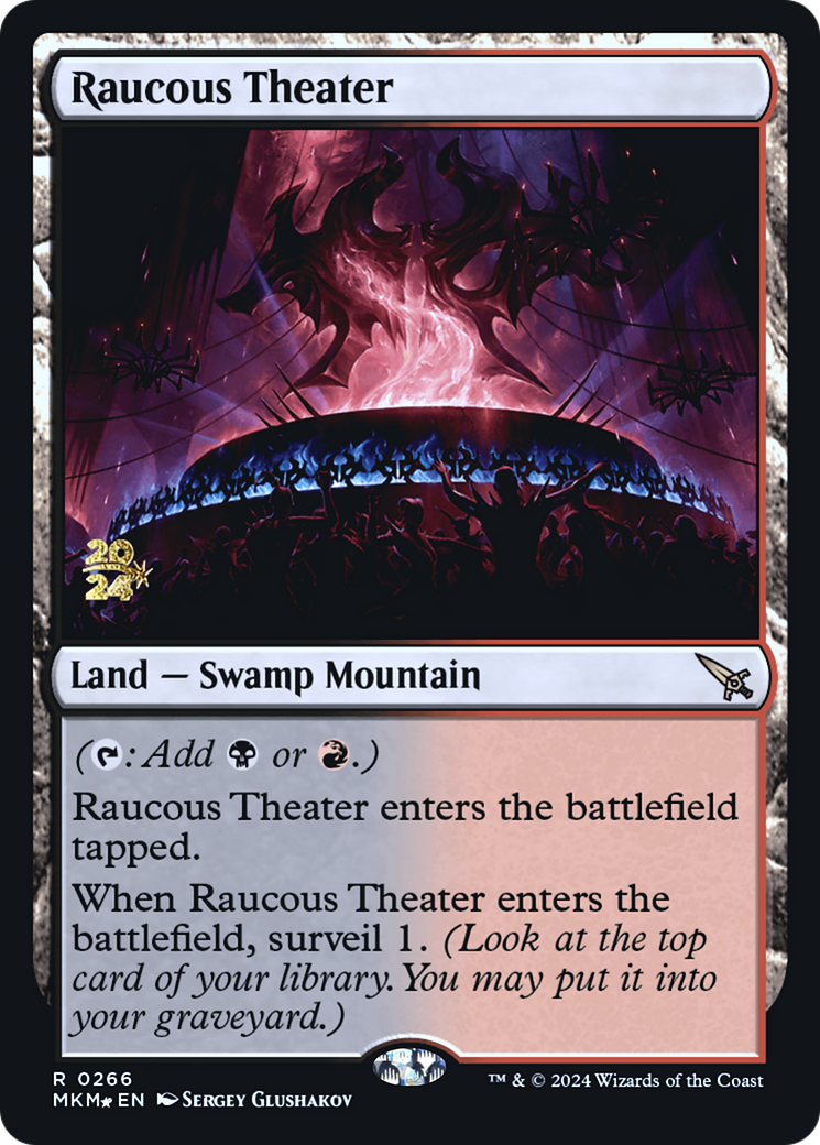 Raucous Theater [Murders at Karlov Manor Prerelease Promos] | Spectrum Games