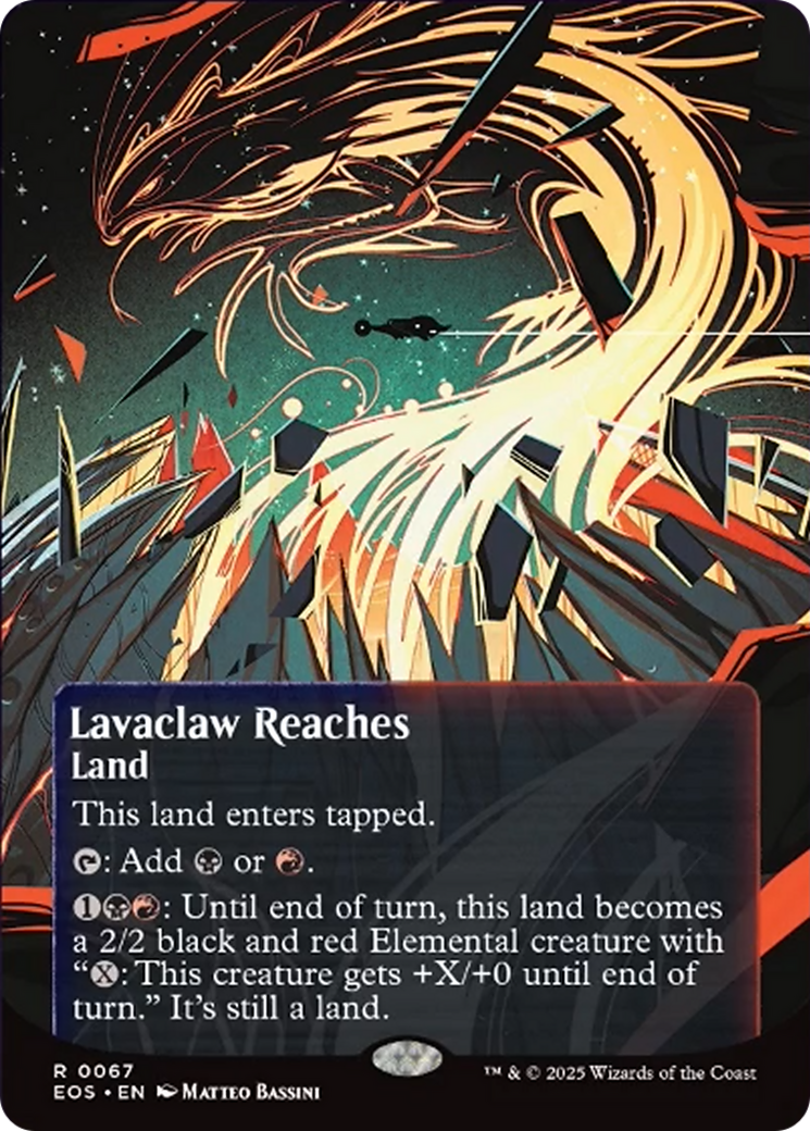 Lavaclaw Reaches (0067) (Borderless) [Edge of Eternities: Stellar Sights] | Spectrum Games