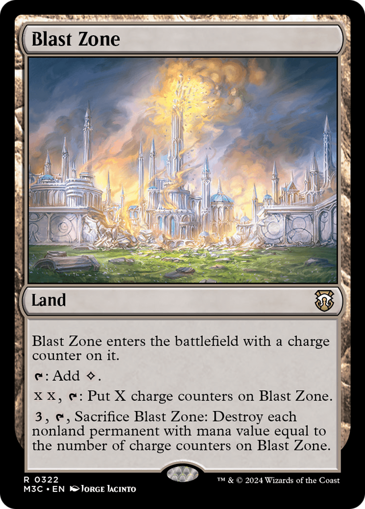 Blast Zone (Ripple Foil) [Modern Horizons 3 Commander] | Spectrum Games